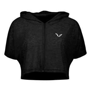 کراپ ورزشی آستین کوتاه زنانه مدل KS4233