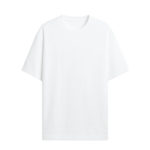 تیشرت آستین کوتاه سفید مردانه مدل A501