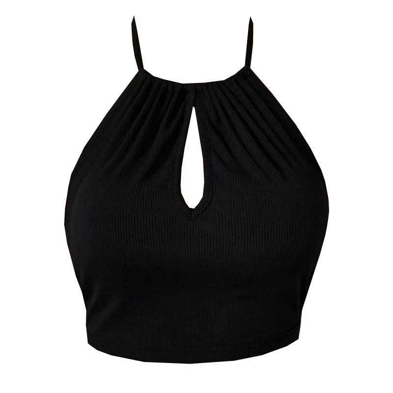 کراپ‌تاپ زنانه مشکی مدل CW5700